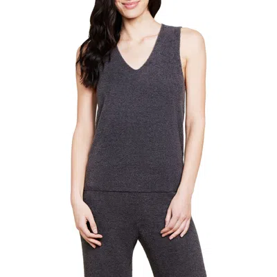 Barefoot Dreams ® Cozychic Lite® V-neck Vest In Carbon