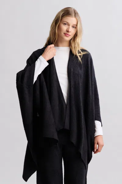 Barefoot Dreams Cozychic Lite® Weekend Wrap In Black