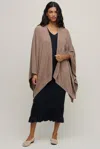 Barefoot Dreams Cozychic Lite® Weekend Wrap In Sable