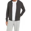 Barefoot Dreams Cozychic™ Lite Zip Cardigan In Carbon