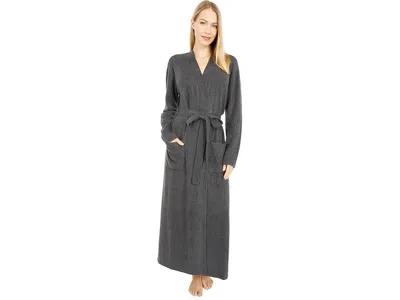 Barefoot Dreams Cozychic Lite(r) Long Robe In Black