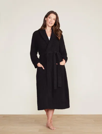 Barefoot Dreams Cozychic® Long Solid Robe In Black
