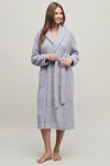 Barefoot Dreams Cozychic® Long Solid Robe In Blue