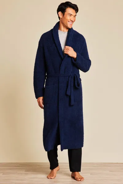 Barefoot Dreams Cozychic® Long Solid Robe In Marine