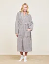 Barefoot Dreams Cozychic® Long Solid Robe In Nickel