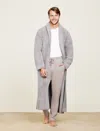 Barefoot Dreams Cozychic® Long Solid Robe In Nickel