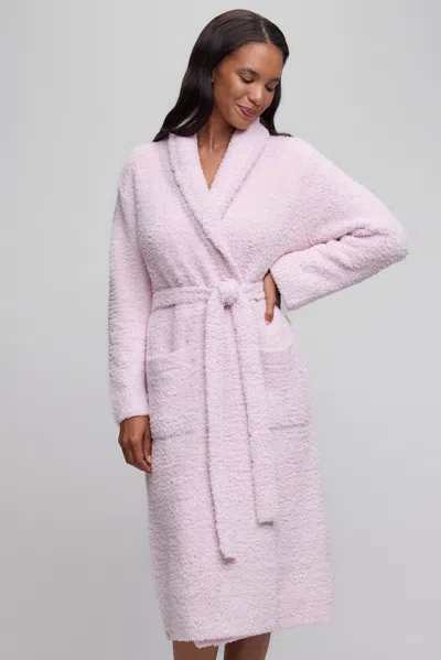 Barefoot Dreams Cozychic® Long Solid Robe In Petal