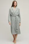 Barefoot Dreams Cozychic® Long Solid Robe In Wave