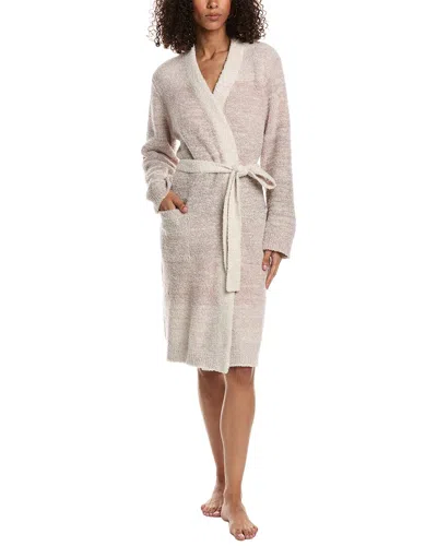 Barefoot Dreams Cozychic Longhorn Skull Robe In White