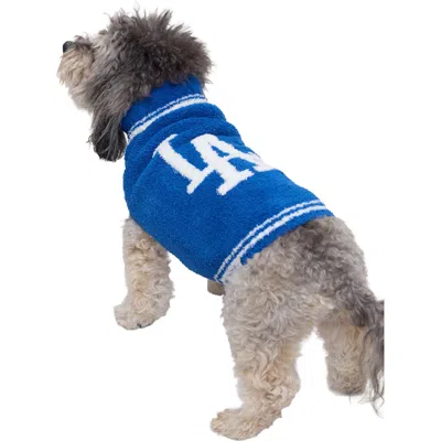 Barefoot Dreams Cozychic Los Angeles Dodgers Pet Sweater In Blue