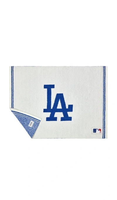 Barefoot Dreams Cozychic Los Angeles Dodgers Stroller Blanket In Neutral