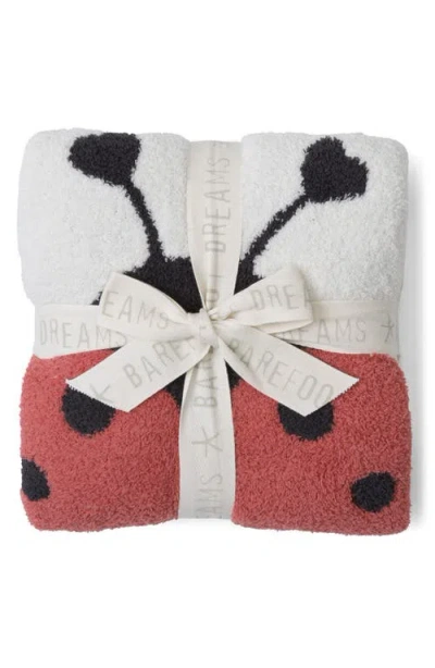 Barefoot Dreams Cozychic® Love Bug Receiving Blanket In White