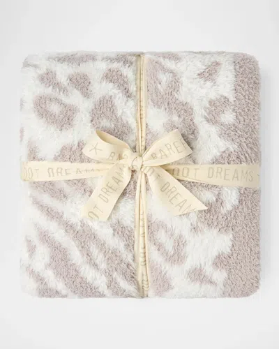 Barefoot Dreams Cozychic Lush Leopard-print Knit Throw, 54" X 72" In Brown