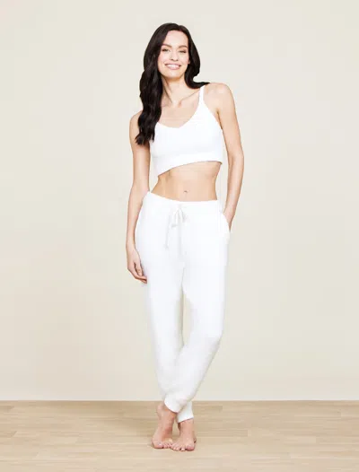 Barefoot Dreams Cozychic® Luxe Cropped Cami In Pearl