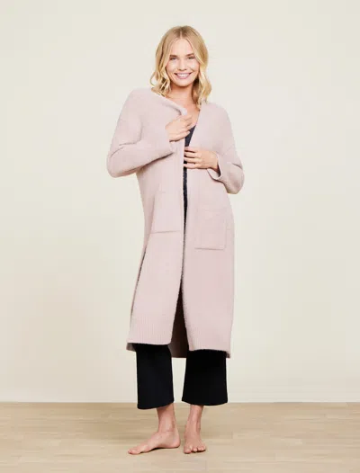 Barefoot Dreams Cozychic® Luxe High Slit Cardigan In Willow