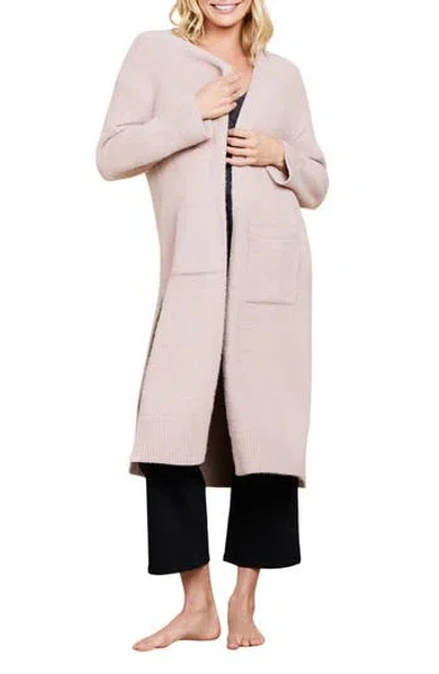 Barefoot Dreams ® Cozychic® Luxe High Slit Long Cardigan In Pink