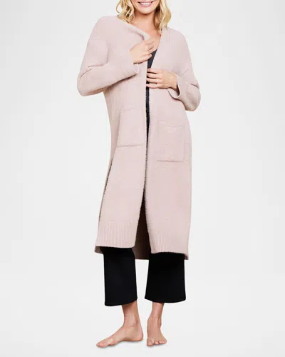Barefoot Dreams Cozychic Luxe Open-front Cardigan In Willow