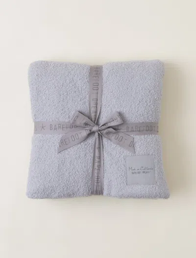 Barefoot Dreams Cozychic® Malibu Blanket In Oyster / Carbon