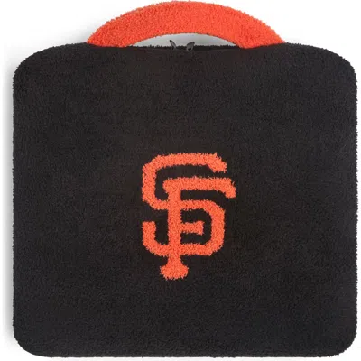 Barefoot Dreams Cozychic New York Mets Travel Blanket In Black