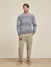 Barefoot Dreams Cozychic Ombre Pullover In Gray
