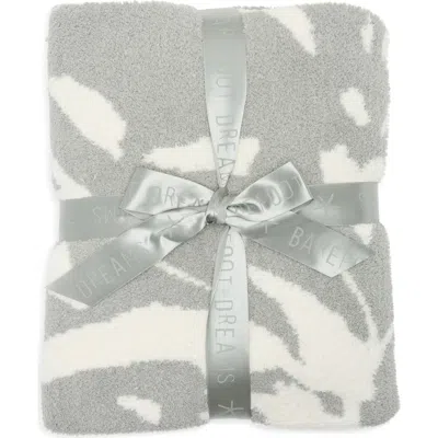 Barefoot Dreams ® Cozychic® Painterly Floral Throw In Gray