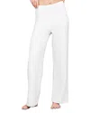 Barefoot Dreams Cozychic Lite Ribbed Straight-leg Pants In Heather Stone