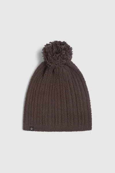 Barefoot Dreams Cozychic® Pointelle Beanie In Umber
