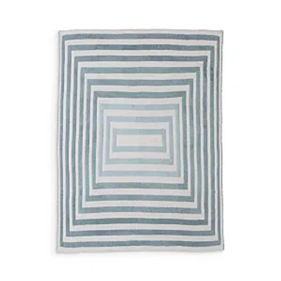 Barefoot Dreams Cozychic Prismatic Throw Blanket In Meadow Green Multi