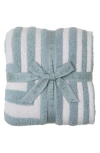 Barefoot Dreams Cozychic Prismatic Throw Blanket In Meadow Green Multi