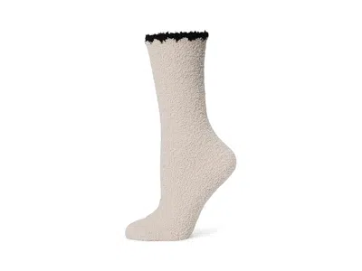 Barefoot Dreams Cozychic (r) Blanket Stitch Socks Sock Stone: One Size In Blue
