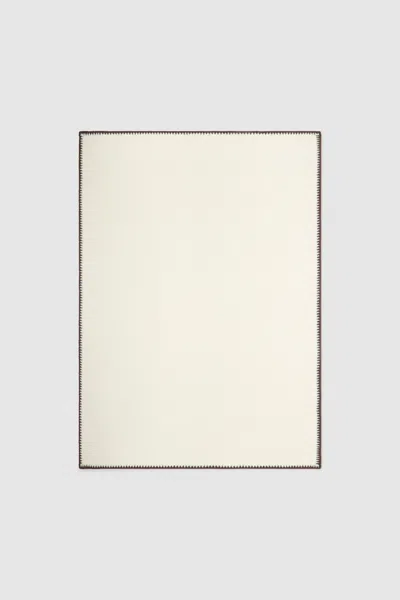 Barefoot Dreams Cozychic® Rib Blanket Stitch Throw In Neutral