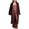 Barefoot Dreams Cozychic® Rib Longline Cardigan In Brown