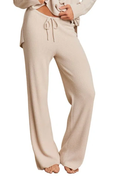 Barefoot Dreams Ccul Slim Ribbed Pants Stone