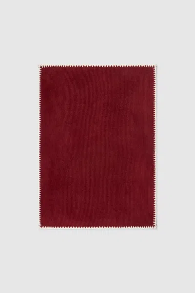 Barefoot Dreams Cozychic® Rib Stroller Blanket In Red