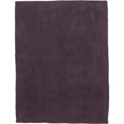 Barefoot Dreams Cozychic™ Rib Throw Blanket In Purple