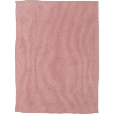 Barefoot Dreams Cozychic™ Rib Throw Blanket In Dusty Coral