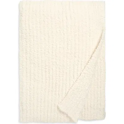 Barefoot Dreams Cozychic™ Rib Throw Blanket In White