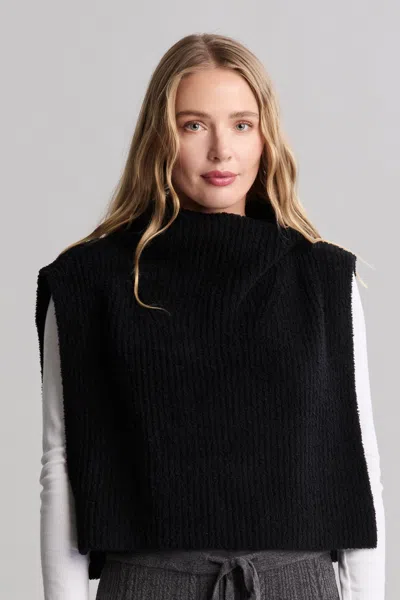 Barefoot Dreams Cozychic® Ribbed Balaclava In Black