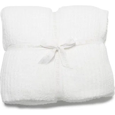 Barefoot Dreams Cozychic® Ribbed Bed Blanket In White