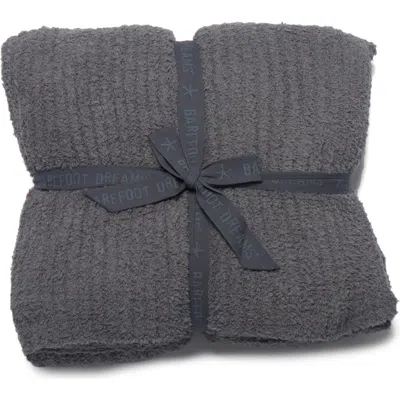 Barefoot Dreams Cozychic® Ribbed Bed Blanket In Gray
