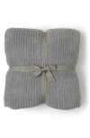 Barefoot Dreams Cozychic® Ribbed Bed Blanket In Gray