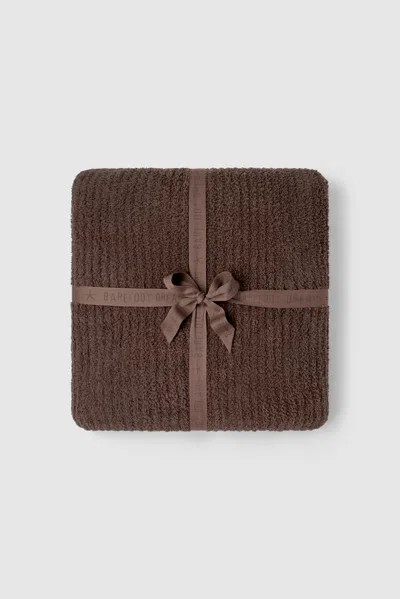 Barefoot Dreams Cozychic® Ribbed Bed Blanket In Brown