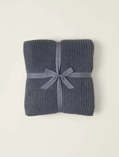 Barefoot Dreams Cozychic® Ribbed Bed Blanket In Shadow Blue