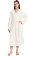 Barefoot Dreams Cozychic Heathered Unisex Robe In Cream