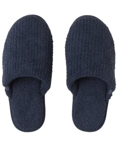 Barefoot Dreams Cozychic Ribbed Slipper In Blue