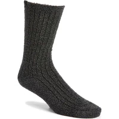Barefoot Dreams Cozychic® Ribbed Socks In Black