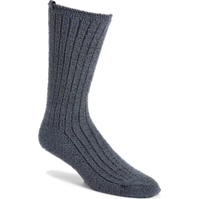 Barefoot Dreams Cozychic® Ribbed Socks In Blue