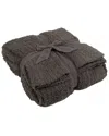BAREFOOT DREAMS COZYCHIC RIBBED THROW - CHARCOAL
