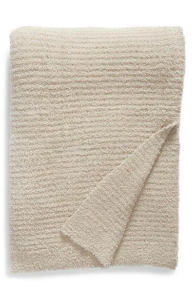 Barefoot Dreams Cozychic® Ribbed Bed Blanket In Stone