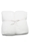 Barefoot Dreams Cozychic Doubled Stripe Blanket In White